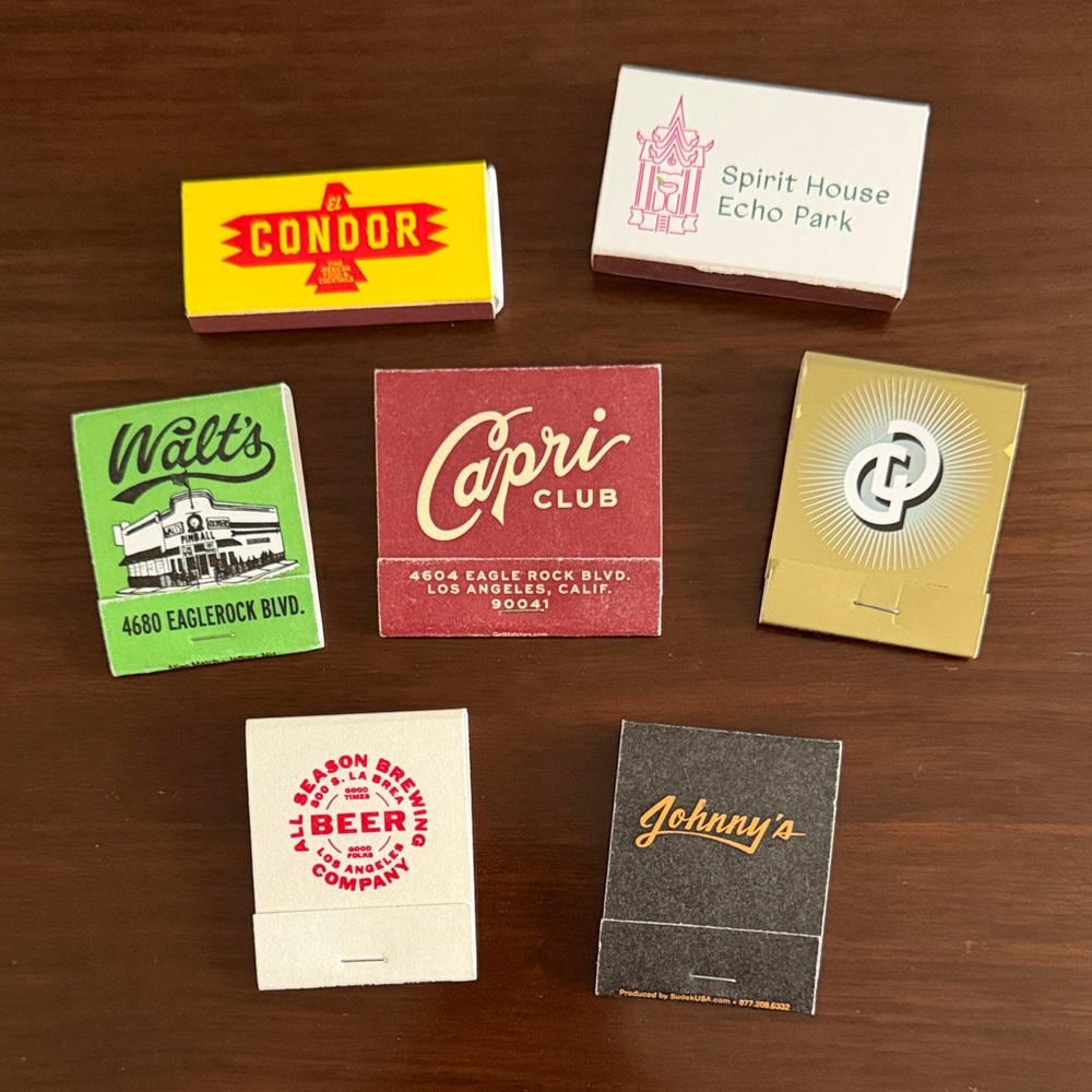 Los Angeles Matchbook bundle